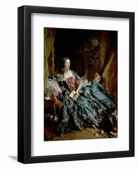 Madame De Pompadour-Francois Boucher-Framed Giclee Print