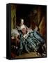 Madame De Pompadour-Francois Boucher-Framed Stretched Canvas