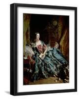 Madame De Pompadour-Francois Boucher-Framed Giclee Print