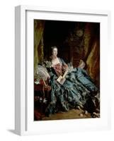 Madame De Pompadour-Francois Boucher-Framed Giclee Print