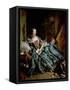 Madame De Pompadour-Francois Boucher-Framed Stretched Canvas