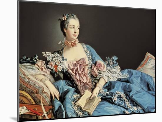 Madame De Pompadour-Francois Boucher-Mounted Art Print