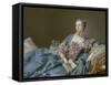 Madame De Pompadour-Francois Boucher-Framed Stretched Canvas