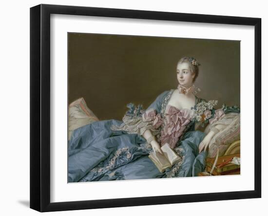 Madame De Pompadour-Francois Boucher-Framed Giclee Print