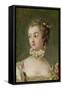 Madame de Pompadour-Francois Boucher-Framed Stretched Canvas