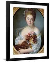 Madame De Porcin, 1774-Jean Baptiste Greuze-Framed Premium Giclee Print