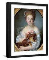 Madame De Porcin, 1774-Jean Baptiste Greuze-Framed Giclee Print