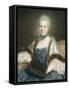 Madame de Rozeville-Maurice Quentin de La Tour-Framed Stretched Canvas