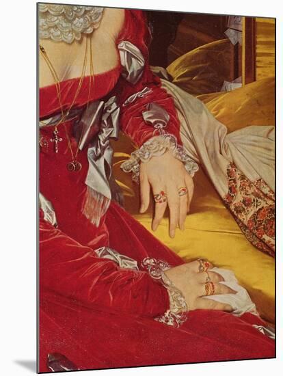 Madame De Senonnes, Detail of Her Arms, 1814-16-Jean Auguste Dominique Ingres-Mounted Giclee Print