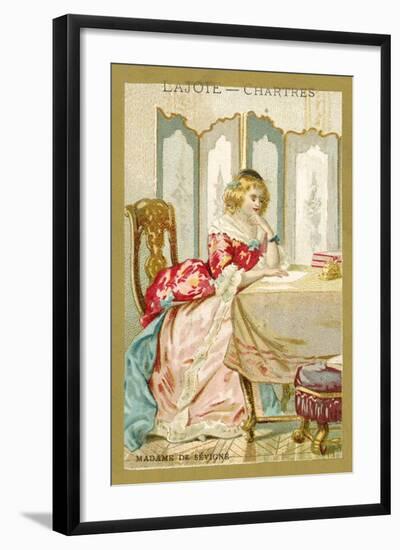 Madame De Sevigne, French Writer-null-Framed Giclee Print