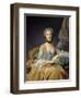 Madame De Sorquainville-Jean-Baptiste Perronneau-Framed Giclee Print