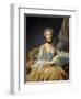 Madame De Sorquainville-Jean-Baptiste Perronneau-Framed Giclee Print