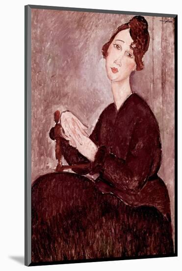Madame Dedie-Amedeo Modigliani-Mounted Premium Giclee Print