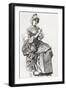 Madame Defarge. Illustration by Harry Furniss for the Charles Dickens Novel a Tale of Two Cities fr-null-Framed Giclee Print