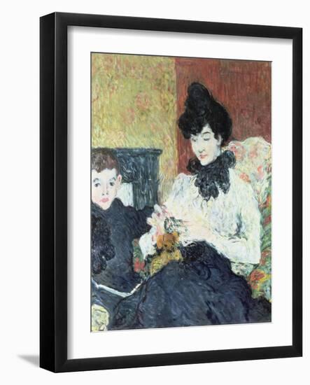 Madame Doubrere and Her Son, 1895-Louis Valtat-Framed Giclee Print