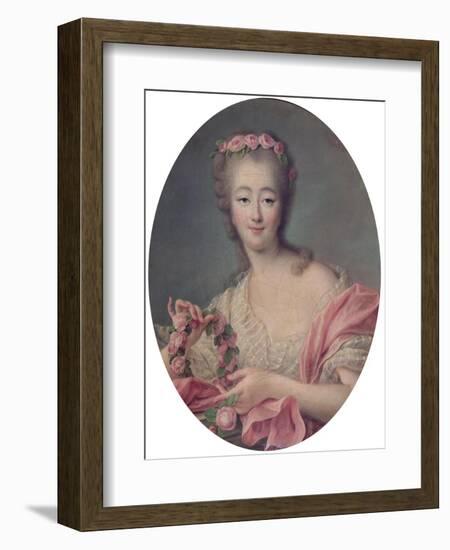 Madame Du Barry, 1770-Francois Hubert Drouais-Framed Giclee Print