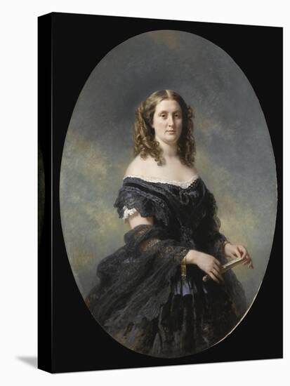 Madame Ducos-Franz Xaver Winterhalter-Stretched Canvas