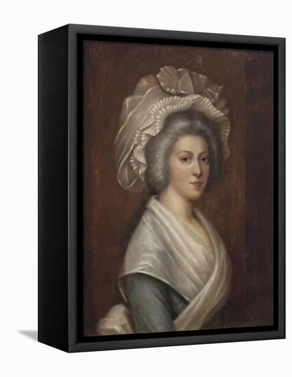 Madame Élisabeth at the Temple Prison-Alexandre Kucharski-Framed Stretched Canvas