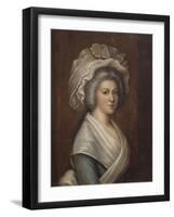 Madame Élisabeth at the Temple Prison-Alexandre Kucharski-Framed Giclee Print