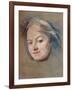 'Madame Favart, c1745-Maurice-quentin De La Tour-Framed Giclee Print