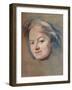 'Madame Favart, c1745-Maurice-quentin De La Tour-Framed Giclee Print