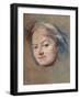 'Madame Favart, c1745-Maurice-quentin De La Tour-Framed Giclee Print