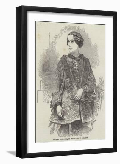 Madame Fiorentini, of Her Majesty's Theatre-null-Framed Premium Giclee Print