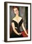 Madame G. Van Muyden, 1917-Amedeo Modigliani-Framed Giclee Print