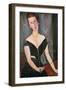 Madame G. van Muyden, 1917-Amedeo Modigliani-Framed Giclee Print