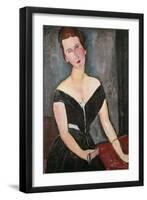 Madame G. van Muyden, 1917-Amedeo Modigliani-Framed Giclee Print