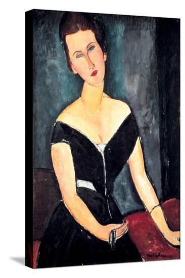 Madame G. Van Muyden-Amedeo Modigliani-Stretched Canvas