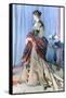 Madame Gaudibert, 1868-Claude Monet-Framed Stretched Canvas