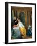 Madame Geoffrin (Marie Therese Rodet Geoffrin, 1699-1777) at Her Toilet-Nicolas Lancret-Framed Giclee Print