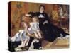 Madame Georges Charpentier and her Children, 1878-Pierre-Auguste Renoir-Stretched Canvas