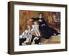 Madame Georges Charpentier and her Children, 1878-Pierre-Auguste Renoir-Framed Giclee Print