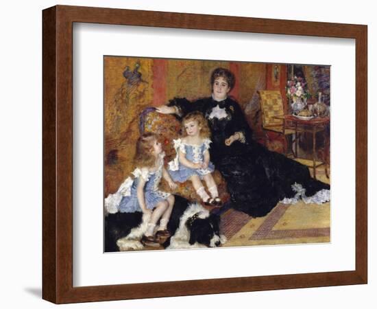 Madame Georges Charpentier and her Children, 1878-Pierre-Auguste Renoir-Framed Giclee Print