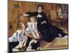 Madame Georges Charpentier and her Children, 1878-Pierre-Auguste Renoir-Mounted Giclee Print