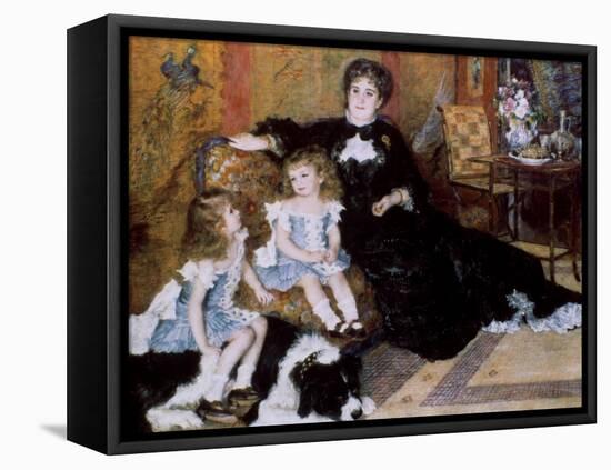 Madame Georges Charpentier and Her Children, 1878-Pierre-Auguste Renoir-Framed Stretched Canvas