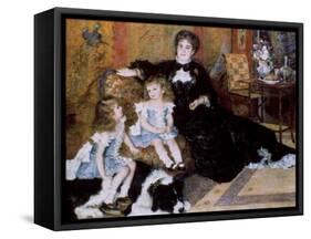 Madame Georges Charpentier and Her Children, 1878-Pierre-Auguste Renoir-Framed Stretched Canvas