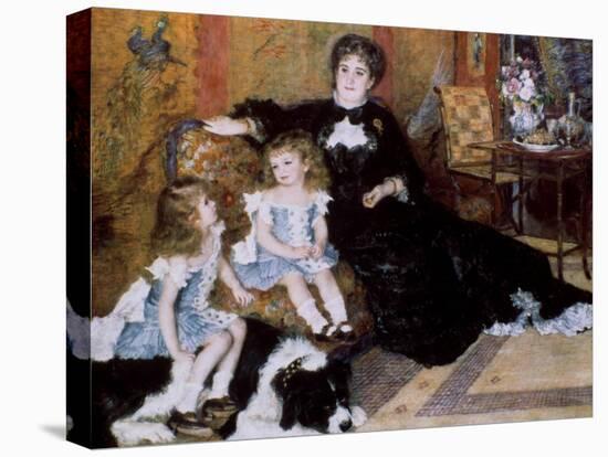 Madame Georges Charpentier and Her Children, 1878-Pierre-Auguste Renoir-Stretched Canvas