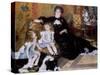 Madame Georges Charpentier and Her Children, 1878-Pierre-Auguste Renoir-Stretched Canvas