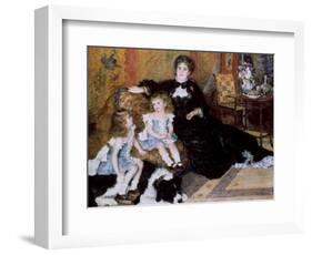 Madame Georges Charpentier and Her Children, 1878-Pierre-Auguste Renoir-Framed Giclee Print