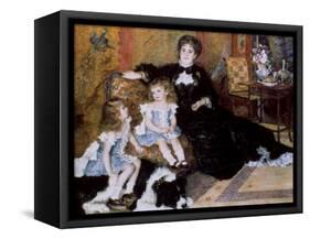 Madame Georges Charpentier and Her Children, 1878-Pierre-Auguste Renoir-Framed Stretched Canvas