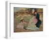 Madame Guillaumin and Her Daughters; Madame Guillaumin Et Ses Filles, C.1892-Jean Baptiste Armand Guillaumin-Framed Giclee Print