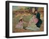 Madame Guillaumin and Her Daughters; Madame Guillaumin Et Ses Filles, C.1892-Jean Baptiste Armand Guillaumin-Framed Giclee Print