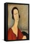 Madame Hanka Zborowska, 1917 (Oil on Canvas)-Amedeo Modigliani-Framed Stretched Canvas