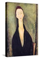 Madame Hanka Zborowska, 1918-Amedeo Modigliani-Stretched Canvas