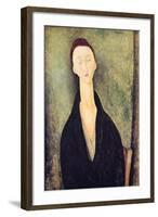 Madame Hanka Zborowska, 1918-Amedeo Modigliani-Framed Giclee Print