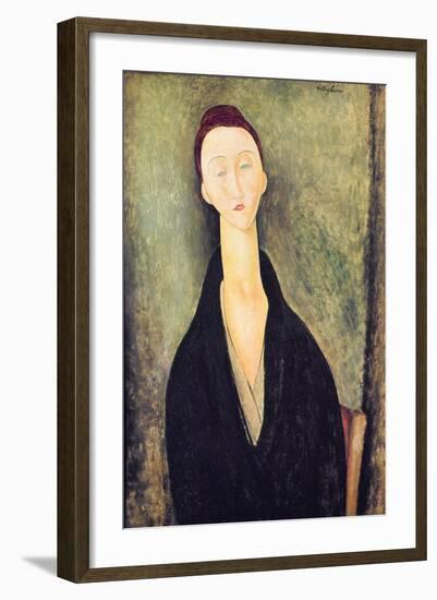 Madame Hanka Zborowska, 1918-Amedeo Modigliani-Framed Giclee Print