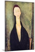 Madame Hanka Zborowska, 1918-Amedeo Modigliani-Mounted Giclee Print